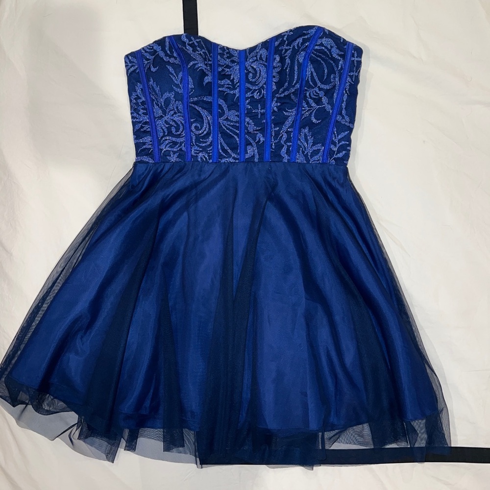 Teezeme Blue Mini Dress- US Size Youth 9/10